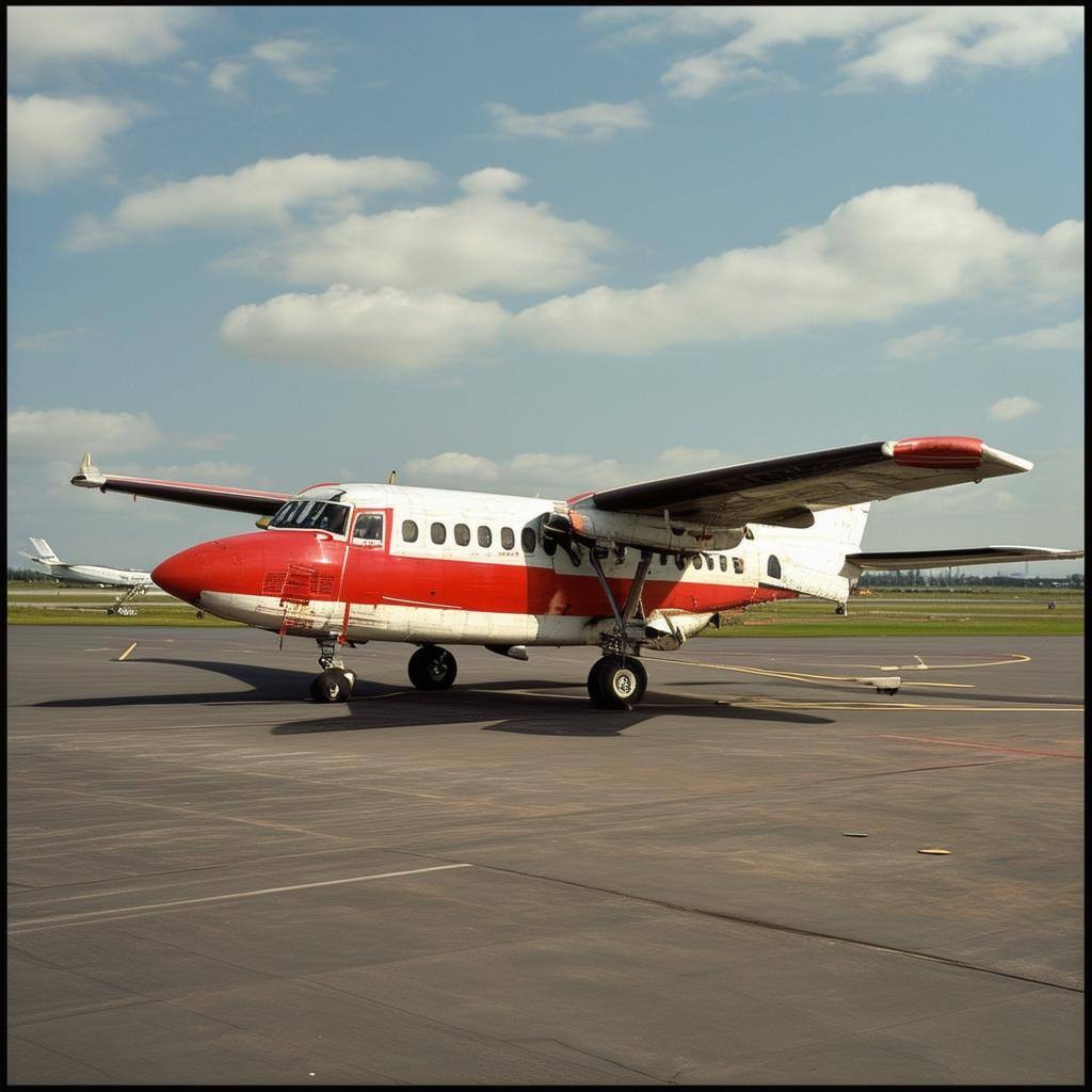 Ein Flugzeug