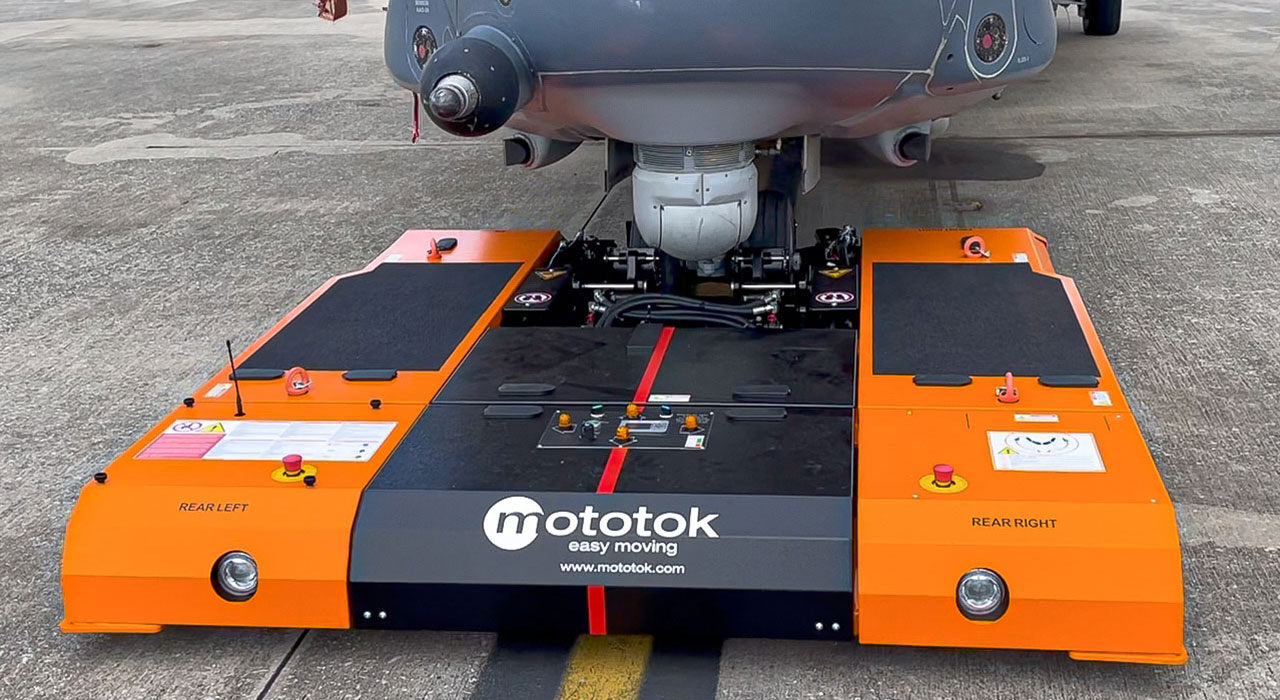 Mototok LB 7500 V22 - extremely flat - no collision with mounted equipment