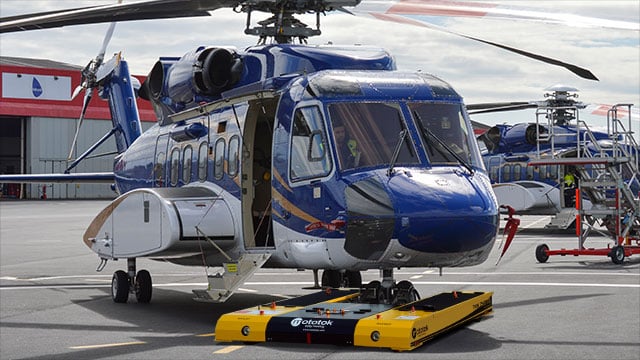 Mototok TWIN 7500NG with a Sikorsky S92
