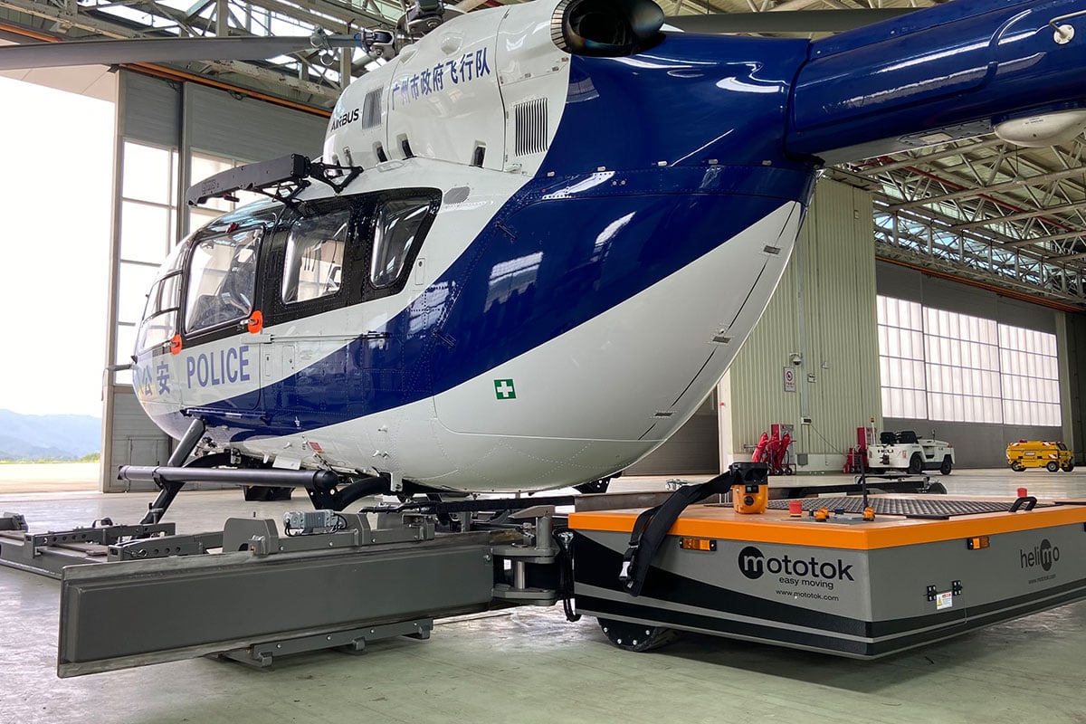 Mototok Helimo with an Airbus Helicopter