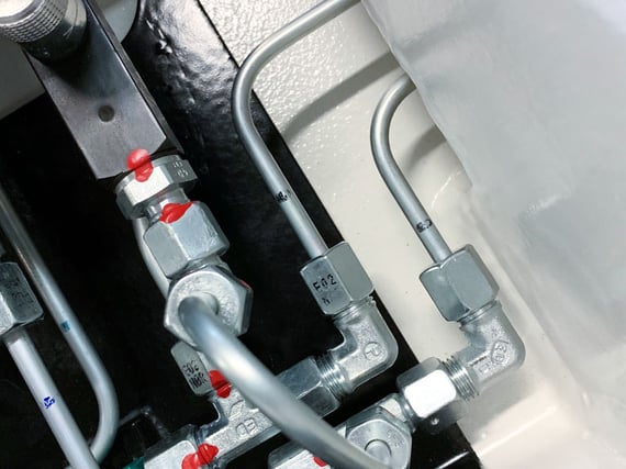 Interieur of a Mototok TWIN