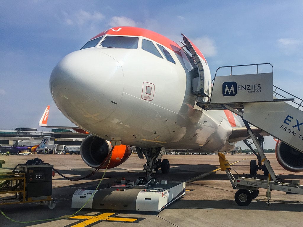 Pushback at Manchester Airport