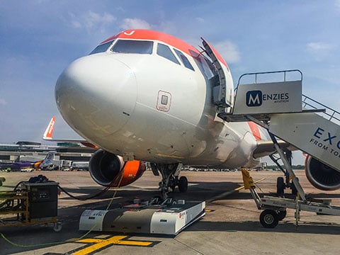 Pushback at Manchester Airport