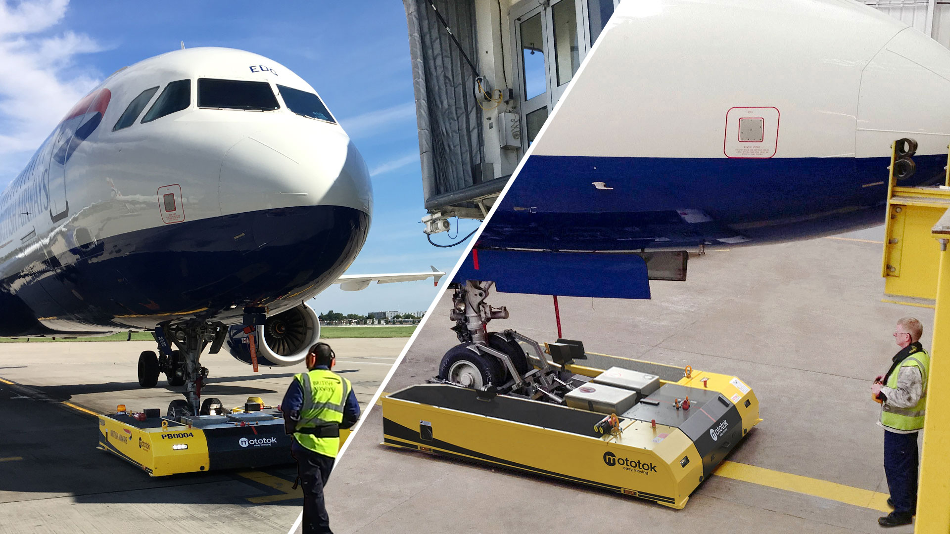 Mototok Spacer 8600 and Spacer 200 Electric Aircraft Tugs